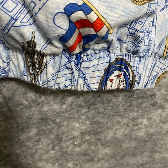 Vintage Stephen Williams Mens Shirt Jacket Medium 80s Zip Blue Nautical Boating - Picture 8 of 15